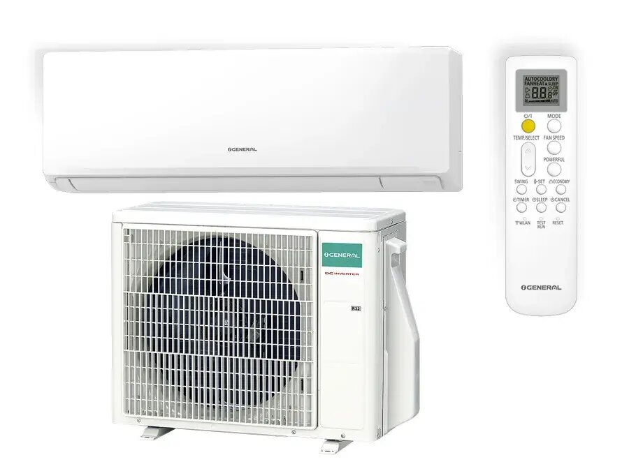 Инверторен климатик General Fujitsu KN Comfort ASHH09KNCA/AOHH09KNCA 9000BTU, Клас A++