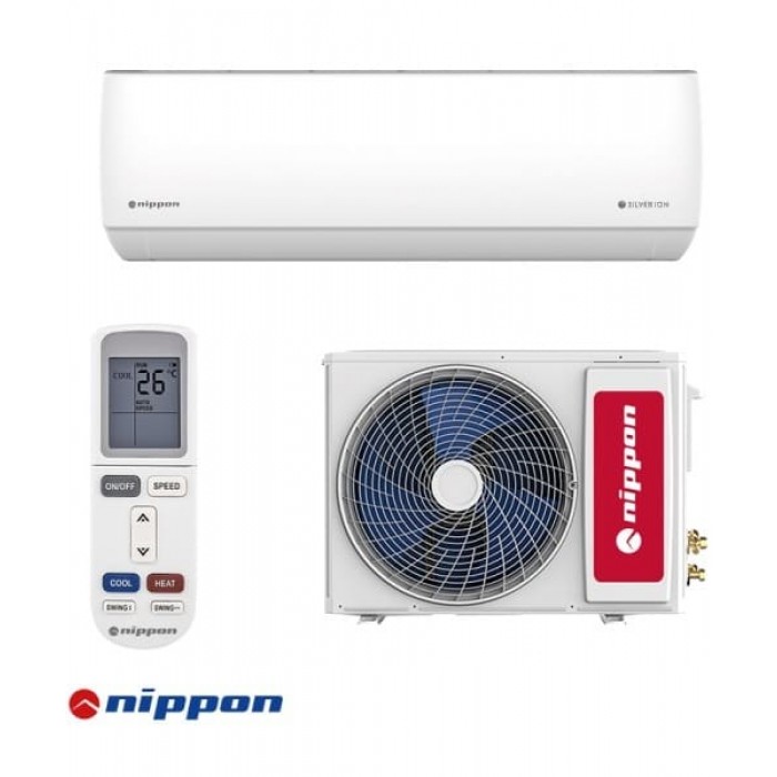 Инверторен климатик Nippon KFR09DC Silver ION Smart, 9 000 BTU, Клас А++