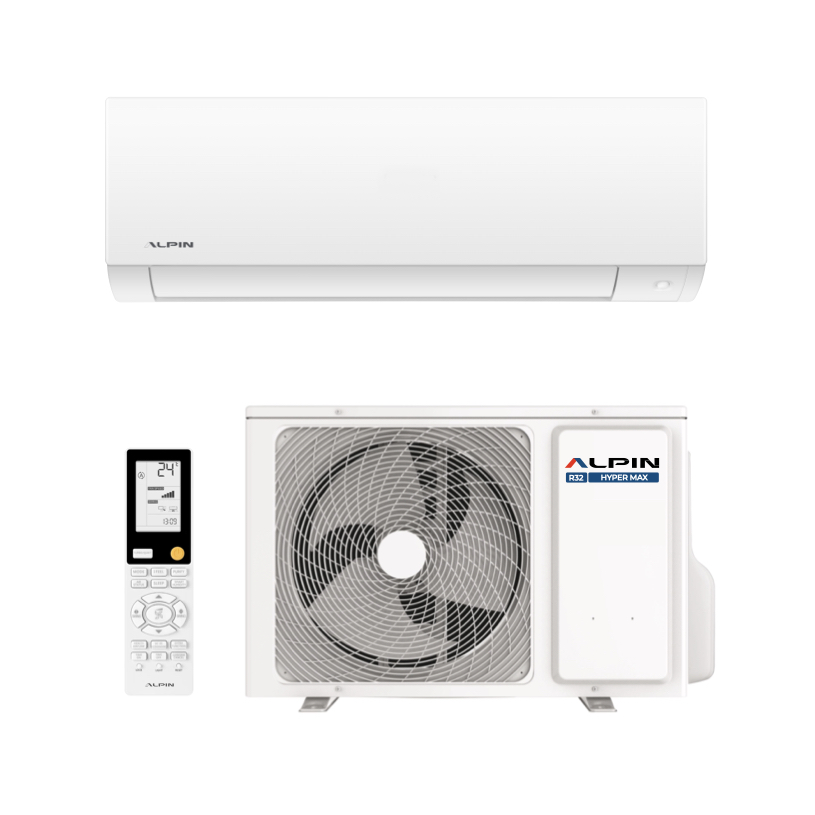 Хиперинверторен климатик Alpin Hyper Max ASW-35HENI/ ASW-35HENO, 12 000 BTU, Клас А+++