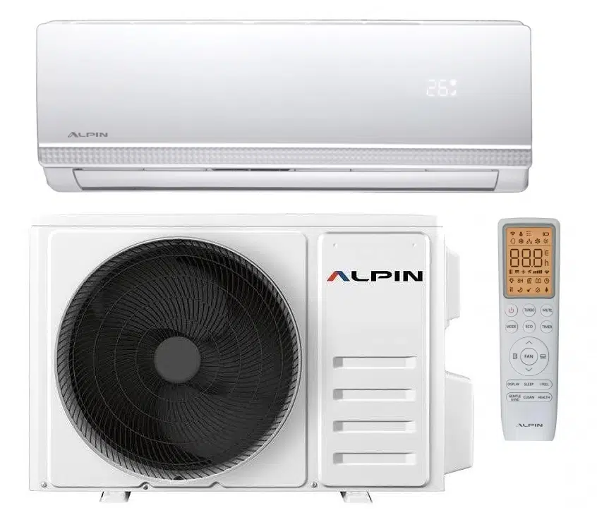 Инверторен климатик Alpin Eco ASW-35TEVI, 12000 BTU, Клас A++