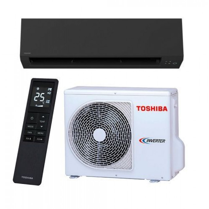 Хиперинверторен климатик Toshiba RAS-B22G3KVSGB-E/RAS-22J2AVSG-E1 EDGE BLACK WiFi, 22000 BTU, Клас А++