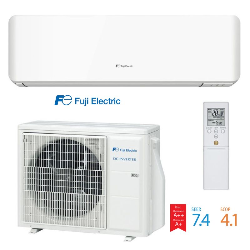 Инверторен климатик Fuji Electric RSG07KMCE/ ROG07KMCC, 7 000BTU, Клас A++