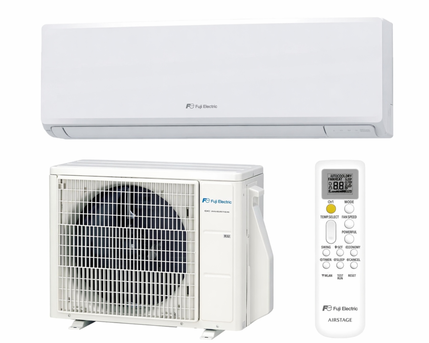 Инверторен стенен климатик Fuji Electric RSH12KMCG