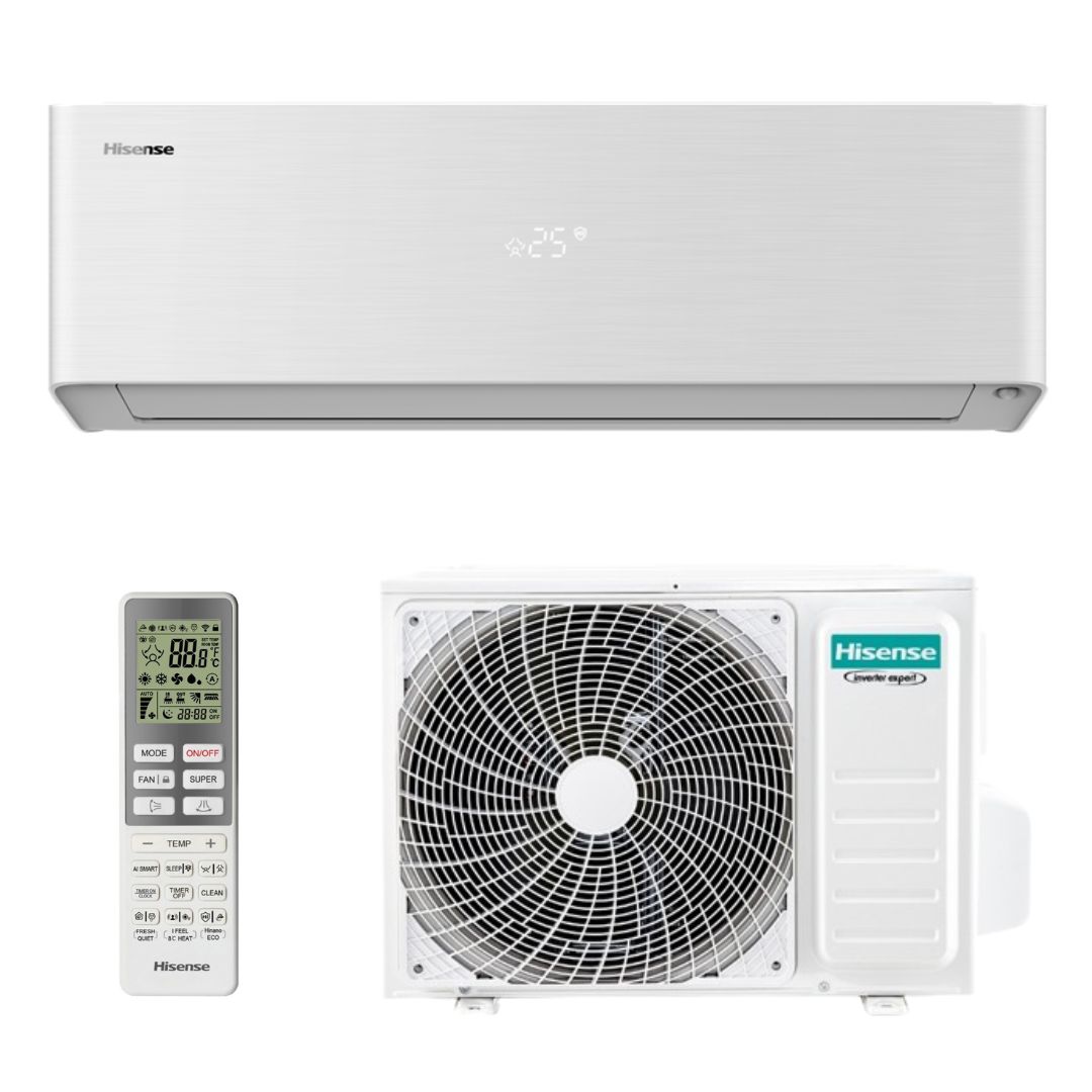 Хиперинверторен климатик Hisense Energy Pro X White QH50BV0AG/ AS50BV0EW, 18 000 BTU, Клас А++