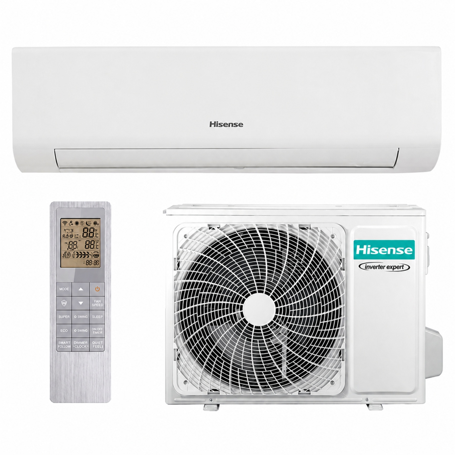 Инверторен климатик Hisense Ultra Comfort KE25YR4BG/ AS25YR4EW, 9 000 BTU, Клас А++